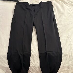 Banana Republic Slim Fit Marzotto Fine Italian Fabric Black Dress Pants